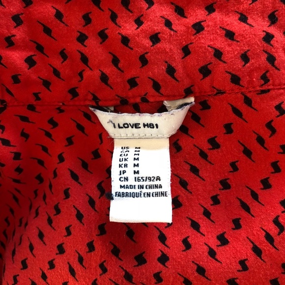 I LOVE HB1 burnt orange button up 3/4 sleeve dress - Picture 9 of 10